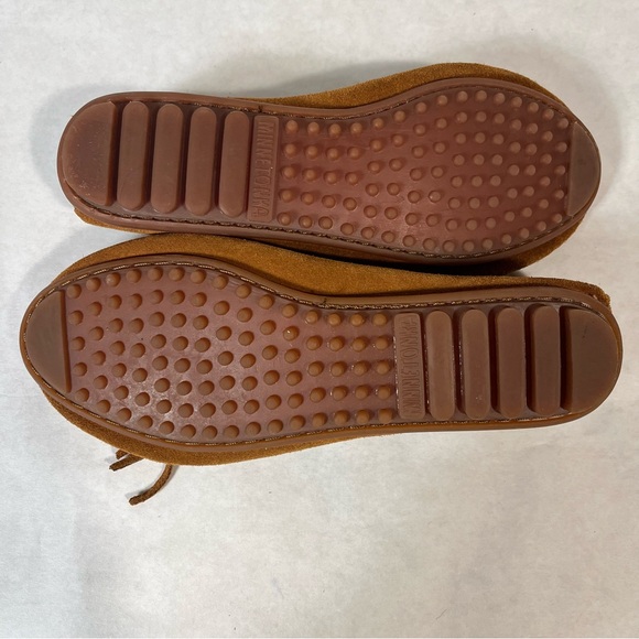 Minnetonka Kilty Hardsole Moccasins Women’s Size 8 - Picture 5 of 7